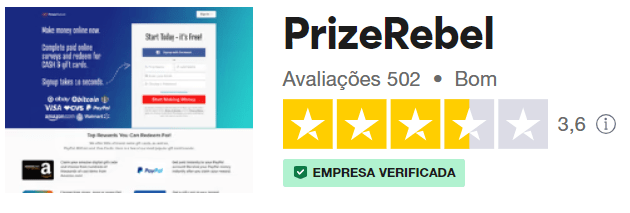 PrizeRebel Review Trustpilot