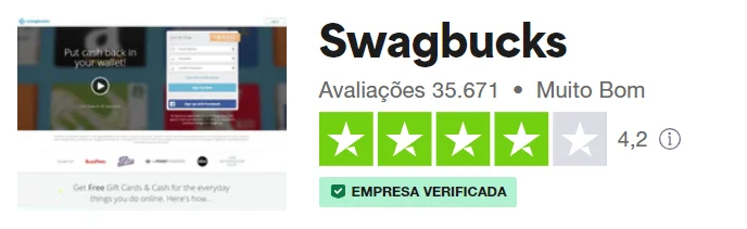 Swagbucks Trustpilot Review